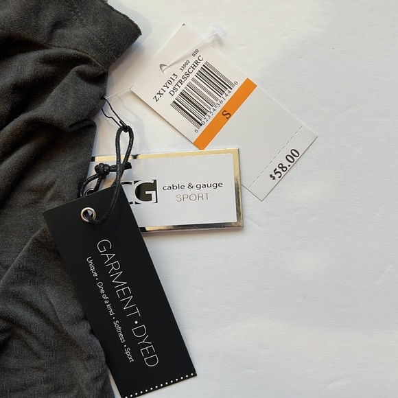 NWT Cable & Gauge V-Neck short sleeves T Shirt SZ-S - Picture 9 of 14